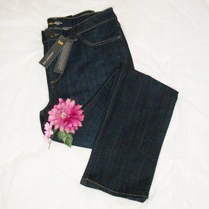 LEE 14M NWT Regular Fit Straight Leg Stretch Jeans 31" Inseam Mid Rise